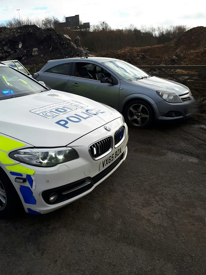 Arrest and Car Seized in Water Orton Warwickshire Rural Watch