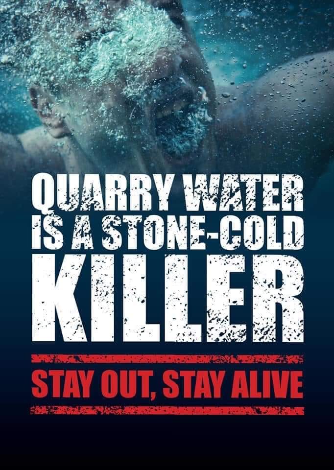 Swimming in Quarry Water Alert Warwickshire Rural Watch