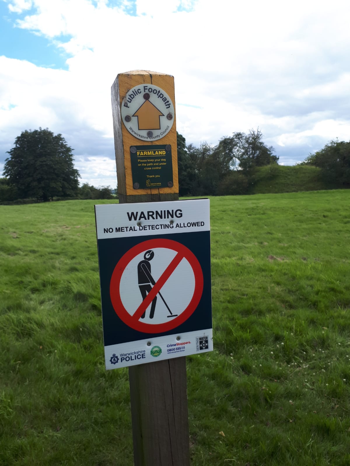 Male Sentenced For Illegal Metal Detecting at Brinklow Castle